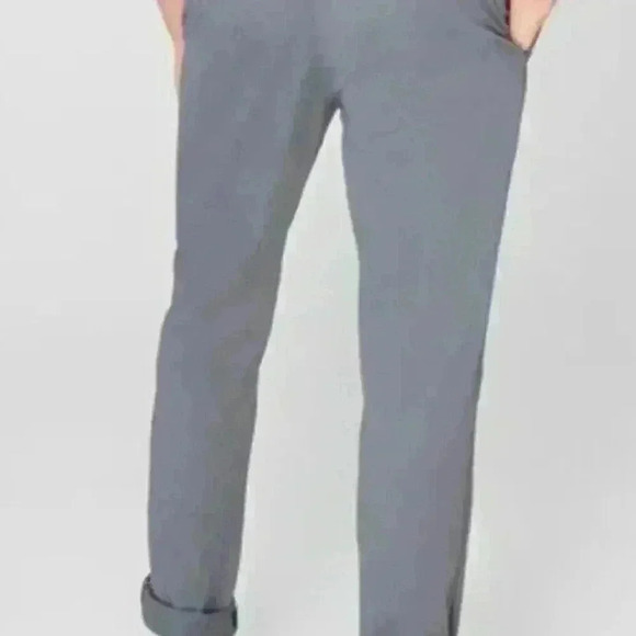 NWT‎ Men's Club Monaco Connar Modern Slim Fit Chino's Grey 30"x32" - Picture 2 of 7